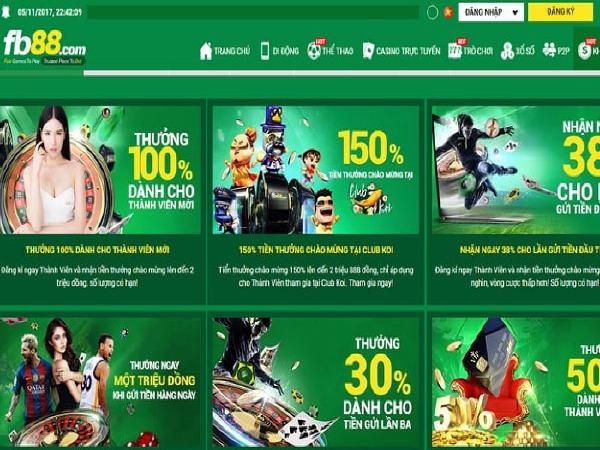 Chơi game kiếm tiền khủng với nhà cái FB88