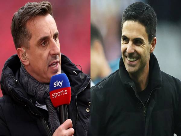 Tin Arsenal: Neville chê Arteta sau trận thua MU